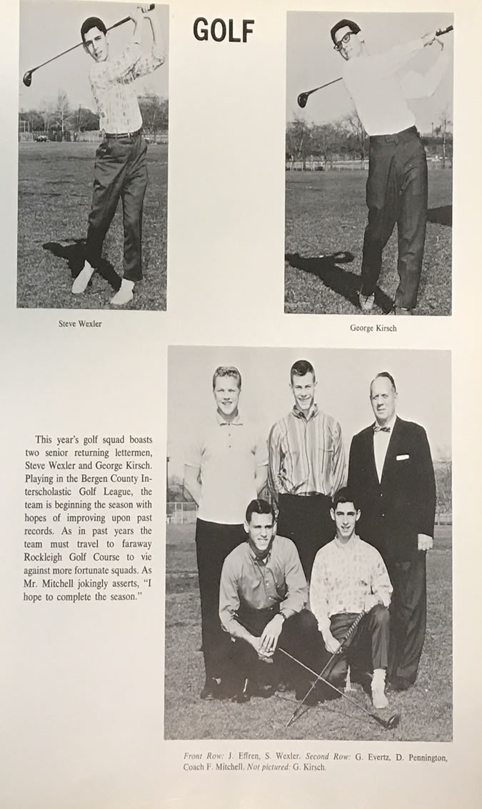 Golf photo yearbook